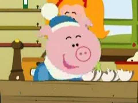 Fopje Flauw Mopje - farting pig cartoon song