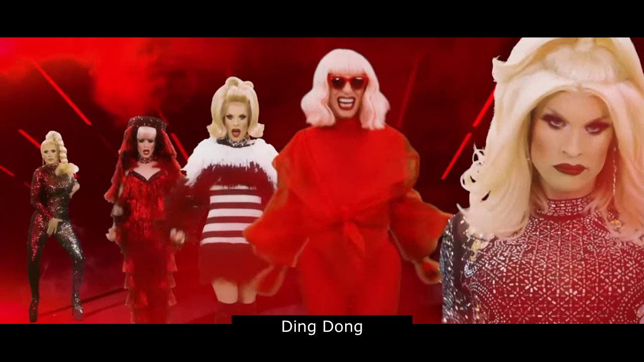 Katya Ding Dong Feat Trixie Mattel English Lyrics With Phonetic Russian Tragedi Tv